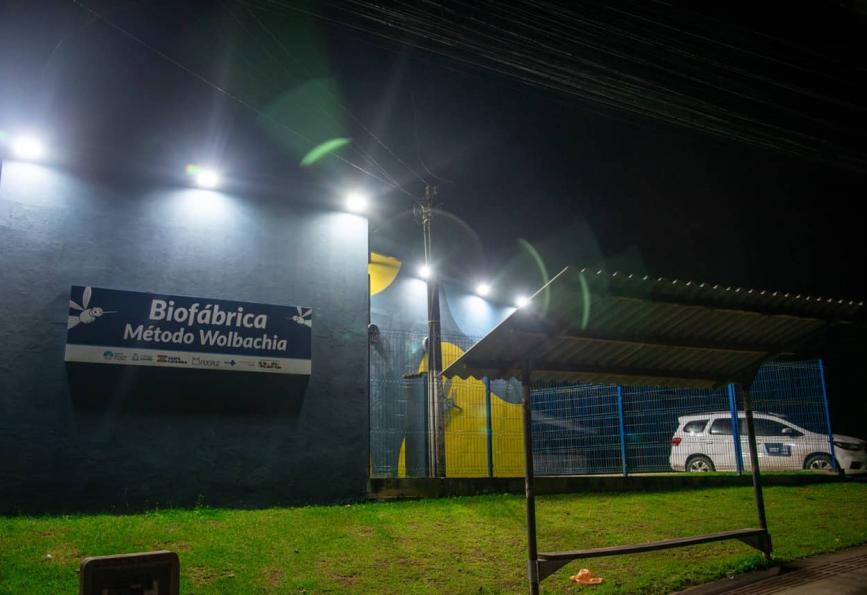 outside shot of the wolbito do brasil bio factory